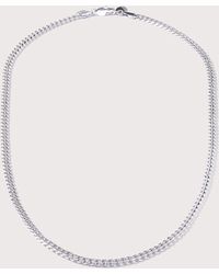 Mysterious Jeweller - Stainless Steel Cuban Link Chain 4Mm 22&Quot - Lyst