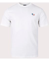 PS by Paul Smith - Broad Stripe Zebra Logo T-shirt - Lyst