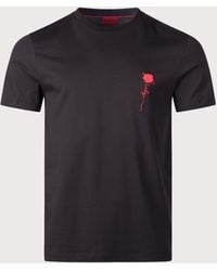 HUGO - Regular Fit Diflow T-Shirt - Lyst