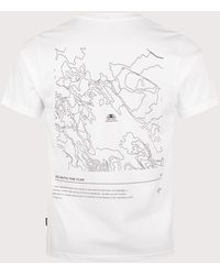 Snow Peak - Hq Topographic Map T-Shirt - Lyst