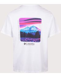 Columbia - Relaxed Fit Csc Heavyweight Back Graphic T-Shirt - Lyst
