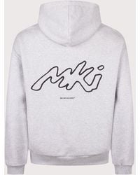MKI Miyuki-Zoku - Oversized Box Fit Ink Line Hoodie - Lyst