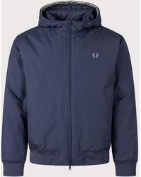 Fred Perry - Regular Fit Hooded Brentham Jacket - Lyst