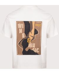HUGO - Relaxed Fit Detzi T-Shirt - Lyst