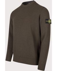 Stone Island - Loose Fit Pure Rws Wool Jumper - Lyst