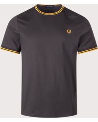 Fred Perry - Regular Fit Twin Tipped T-Shirt - Lyst