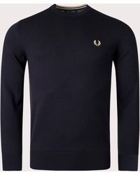 Fred Perry - Classic Crew Neck Jumper - Lyst