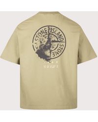 Stone Island - Regular Fit Organic Cotton 'Desert' Print T-Shirt - Lyst