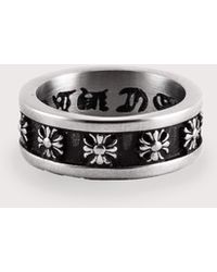 Mysterious Jeweller - Stainless Steel Cross Ring - Lyst