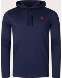 Polo Ralph Lauren - Lightweight Long Sleeve Hooded T-Shirt - Lyst