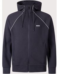 BOSS - Regular Fit Join Saggy Zip Through Hoodie - Lyst