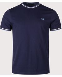 Fred Perry - Regular Fit Twin Tipped T-Shirt - Lyst