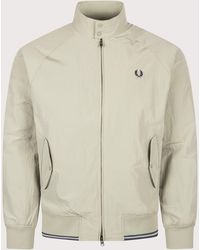 Fred Perry - Regular Fit Crinkle Nylon Harrington Jacket - Lyst