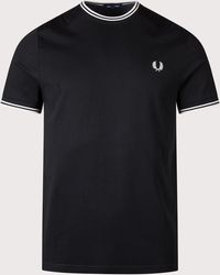 Fred Perry - Regular Fit Twin Tipped T-Shirt - Lyst