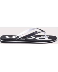 Polo Ralph Lauren - Bolt Logo Flip Flops - Lyst