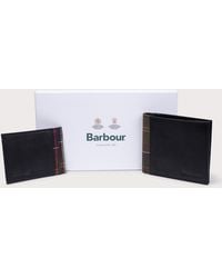 Barbour - Wallet & Card Holder Gift Set - Lyst