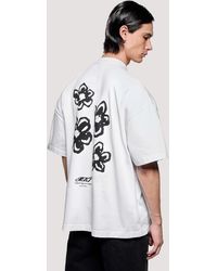 MKI Miyuki-Zoku - Box Fit Hibiscus T-Shirt - Lyst