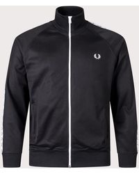 Fred Perry - Zip Through Taped Track Top - Lyst