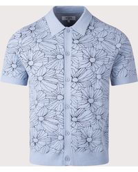 Wax London - Naples Mini Geo Polo Shirt - Lyst