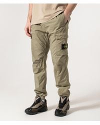 Stone Island - Regular Tapered Fit Cargo Pants - Lyst
