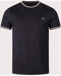 Fred Perry - Regular Fit Twin Tipped T-Shirt - Lyst