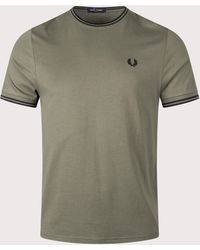Fred Perry - Regular Fit Twin Tipped T-Shirt - Lyst