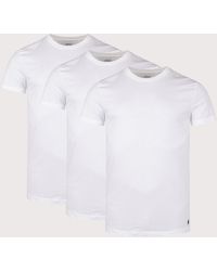 Polo Ralph Lauren - 3 Pack Slim Fit Crewneck Loungewear T-Shirt - Lyst