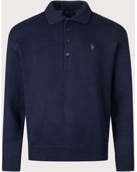 Polo Ralph Lauren - Relaxed Fit Knitted Cotton Jumper - Lyst