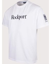 Rockport - Oversized Fit Highland Front Logo Washed T-Shirt - Lyst