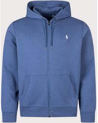 Polo Ralph Lauren - Zip Through Double Knit Hoodie - Lyst