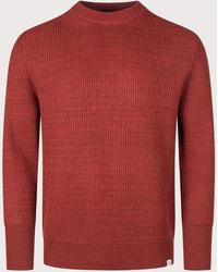 Norse Projects - Henning Cotton Wool Rib Knit Jumper - Lyst