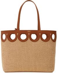 Ferragamo - Tote Bag Calfskin & Raffia - Lyst