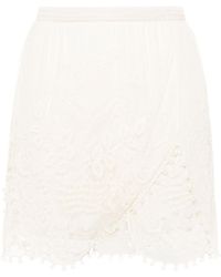 Isabel Marant - Viny Lace Mini Skirt - Lyst
