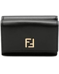 Fendi - Ff Mini Trifold Wallet - Lyst