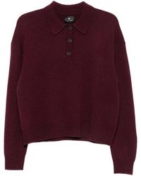 Anine Bing - Button-Up Collar Sweater - Lyst