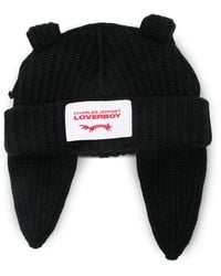 Charles Jeffrey - Ears Knitted Beanies Hat - Lyst
