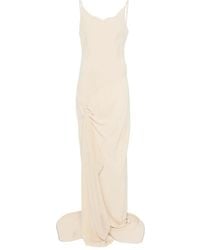 DE SANTIS - Gathered Sleeveless Maxi Dress - Lyst