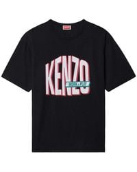 KENZO - Work And Play Cotton T-Shirt - Lyst