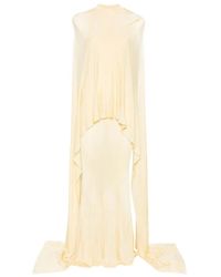 Self-Portrait - Dress With Cape Detail - Lyst