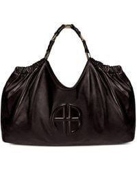 Anine Bing - Medium Kate Embossed-Logo Drawstring Tote Bag - Lyst