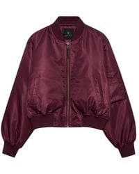Anine Bing - Leon Zip-Up Bomber Jacket - Lyst