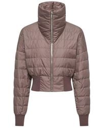 Moncler - Rick Owens Cropped Down Jacket - Lyst