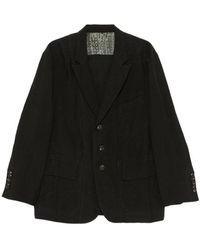 Ziggy Chen - Single-Breasted Notched-Lapels Jacket - Lyst