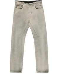 Rick Owens - Fog Cut Faded-Effect Jeans - Lyst