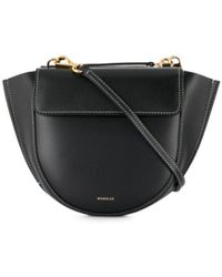 Wandler Hortensia Mini Leather Bag - Black