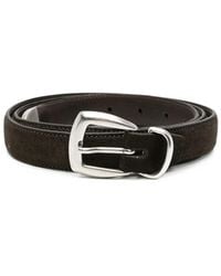 Eraldo - Suede Buckle-Fastening Belt - Lyst