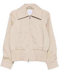 Patou - Zip-Fastening Pointed-Collar Jacket - Lyst