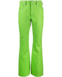 JW Anderson - Leather Bootcut-Leg Trousers - Lyst