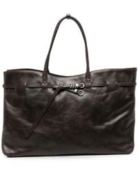 Marge Sherwood - Buckle-Detail Leather Shoulder Bag - Lyst
