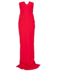 Ilkyaz Ozel - Ecliptica Strapless V-Neck Maxi Dress - Lyst